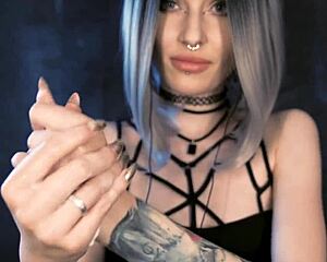 Asmr oil and cream application