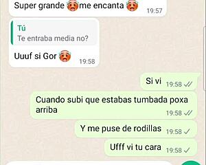 Latina chats with girlfriend after sex part 3