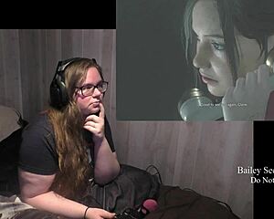 Intense Striptease Thrills BBW Brunette