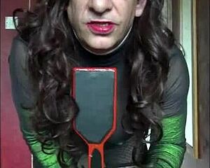 Imagine slapping a bisexual crossdresser's ass as you fuck him passionately