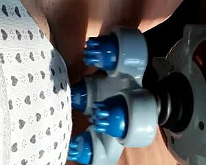 Three girlfriends experience first orgasm with vibrator