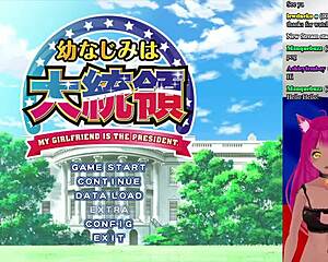 Vtuber Lewdneko dives into spicy scenes in My Girlfriend Is the President Part 7