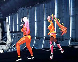 Half Naked Girls Dancing Erotically In Yoiyoi Kokon!