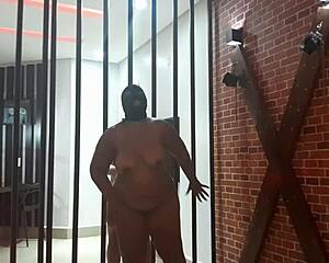 Interacting with slave through prison bars