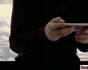 ashley gettin' fucked by her pervert friend, handjob and deepthroat squirting 😏