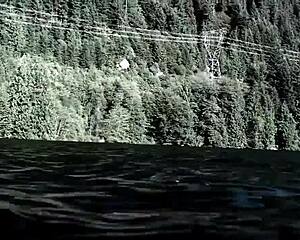 supernatural bikini girl swims sexily