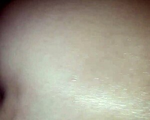 in the bathtub, she gives blowjob while masturbating her pussy