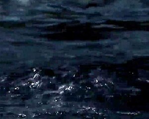 supernatural bikini girl swims sexily