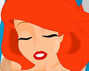 Ariel's Cartoon Anal Adventure