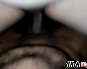 Watch the cock slide in and out of this big ass pussy?