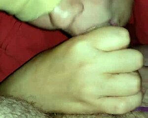 jailey casually sucks dick sloppy and blindfolded