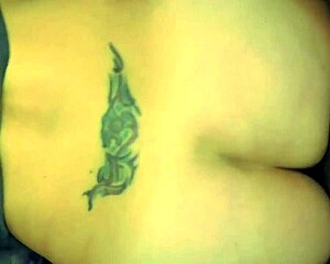 Close-up POV creampie in big ass of amateur MILF at home.