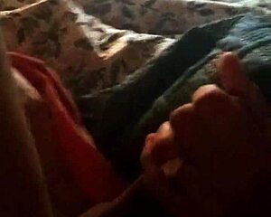 chilena jerks me off while watching reality tv