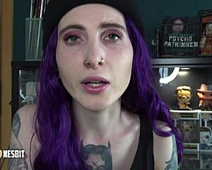 Group sex fantasy with Lou Nesbit and German dominatrix Lia Louise and some filthy stuff