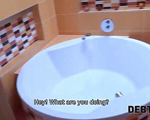 Can This Big Tits Teen Delay Rent By Sucking Landlord's Cock In Debt4k?