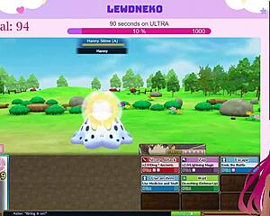 i'm vtuber lewdneko playing evenicle, getting creampied in this hentai game part 1.