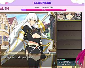 Lewdneko's erotic journey in Evenicle: Commentated video novel experience