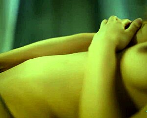 european milf brunette masturbates her pussy