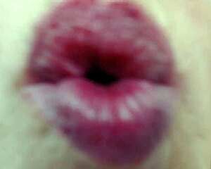 Giantess Kizzy's suction power overwhelms redheaded DawnSkye. Poor Kizzy gets pulled off his feet!