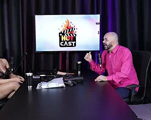 Paulo Avelar And Partners Plan Exclusive Black Content On Tv With Sheer Red Lingerie Glamour!