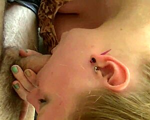 redhead gives head to slut