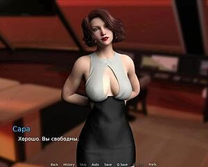A solo performance by a swimsuit clad girl in a hentai game springs to life