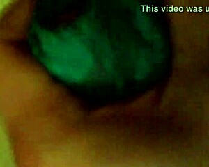 Guy cums in girlfriend's panties with friend