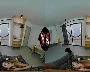 watch this big ass latina's first vr porn?