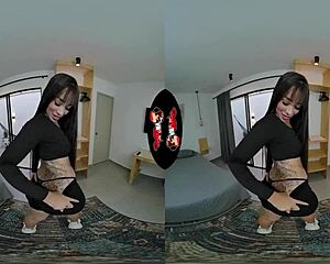 watch this big ass latina's first vr porn?