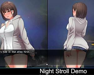 night stroll demo in anime style