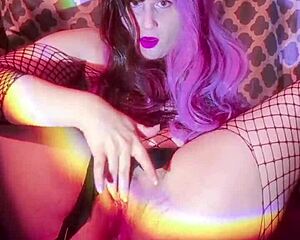 this cutie plays with her pussy and ass, using dildo for anal