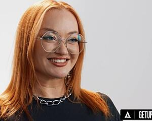 Up Close Redhead Emma Magnolia Solo Masturbation