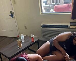 drippinvelvet and realsnotty double team this pornstar legend