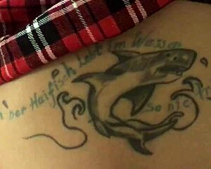 Latina wife bent over doggystyle with tattoo 😍