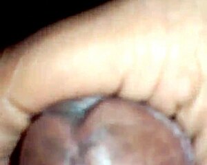 Feeling Intense Pleasure Stroking My Big Black Monster Cock In Solo Bisexual Masturbation.