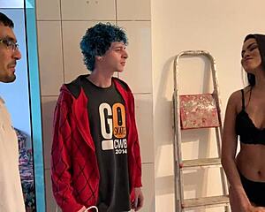 i called them for internet fix but ended up fucking both