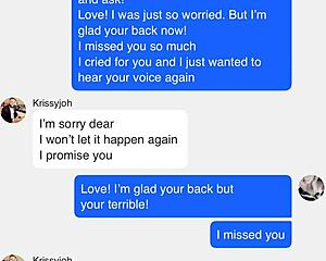 Talking a steamy conversation to my mischievous American sweetheart over the Internet