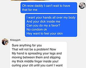 Talking a steamy conversation to my mischievous American sweetheart over the Internet