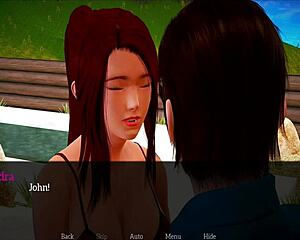 my new family 94 brings redhead teen into wild homemade game with big assets.