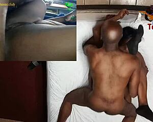 Is That Real Ebony MILF Ass Blowing Cock Outdoors?