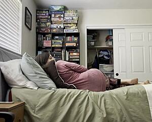 wife's soft moans drivin’ me crazy… blowjob, titty fuckin’, ass eatin’ facedown on 3/25/23