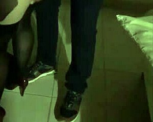 He enjoys giving his wife's friend's penis oral pleasure
