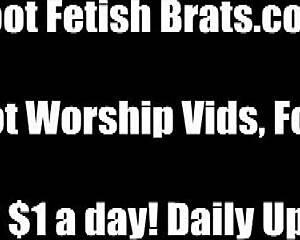 she's gonna adore my feet to lift my spirits