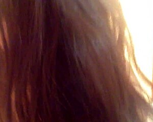 Ginger Paris tastes BBW ass pussy.