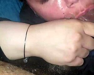 BBC by amateur girlfriend gives deepthroat