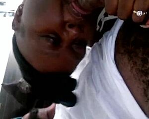 does the android power this black cock in pussy?