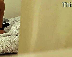 Arwen, the attractive granny masseuse, seductively undresses and pleasures her client with her hands and tongue
