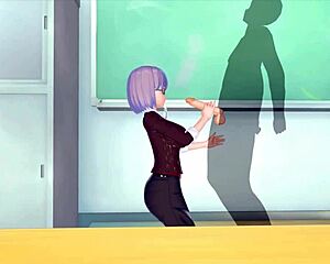 معلمة تحتاج طاقة في هينتاي 3D