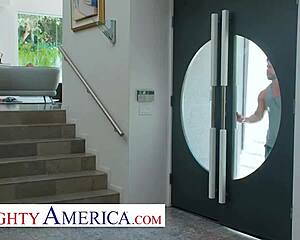 naughty america chanel grey hooks up with her friend's muscular guy 😏