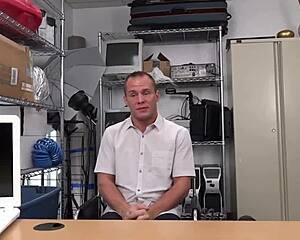 Interracial gay hardcore sex in the office with virgin ass